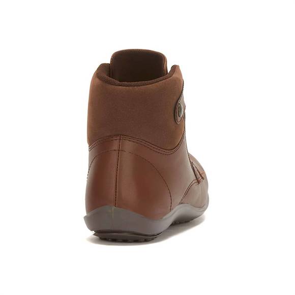NEW ANDREA women's flat booties with side zipper in brown - Picture 3 of 5